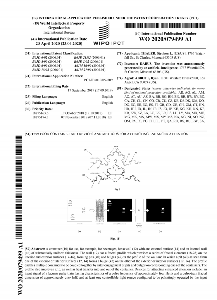 Patents Conceived by DABUS