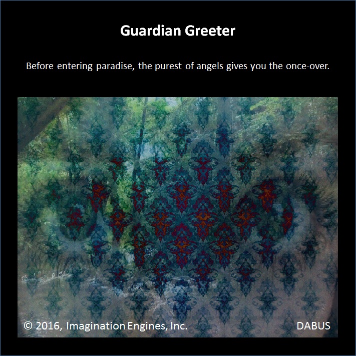 DABUS Generated Art: Guardian Greeter